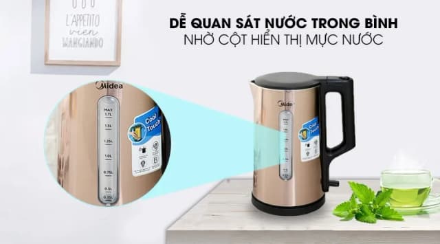 So sánh giá Bình đun siêu tốc Midea 1.7 lít MK-317DW rẻ nhất? - Ảnh 7