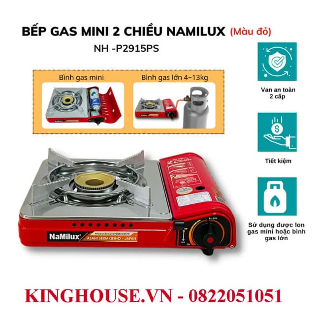 So sánh giá Bếp ga mini Namilux NH-P2915PS rẻ nhất? - Ảnh 2