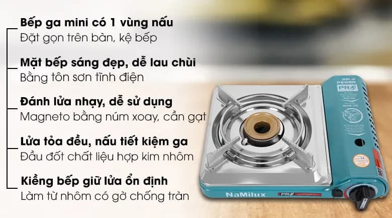 So sánh giá Bếp ga mini Namilux NH-P3031PS - Tìm sản phẩm giá rẻ nhất - Ảnh 4