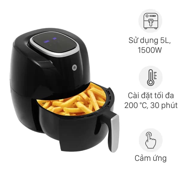 Nồi chiên không dầu Mishio MK-269 5 lít - Ảnh 39