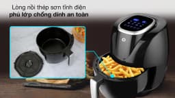 Nồi chiên không dầu Mishio MK-269 5 lít - Giá rẻ nhất hôm nay - Ảnh 3