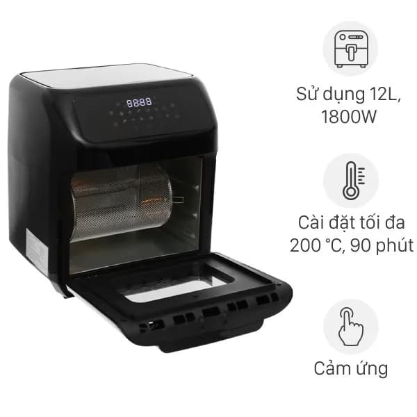 So sánh giá Lò chiên không dầu Mishio MK-281 12 lít rẻ nhất? - Ảnh 2