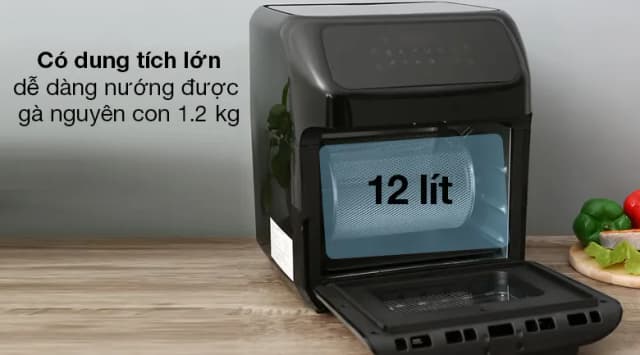 So sánh giá Lò chiên không dầu Mishio MK-281 12 lít rẻ nhất? - Ảnh 7