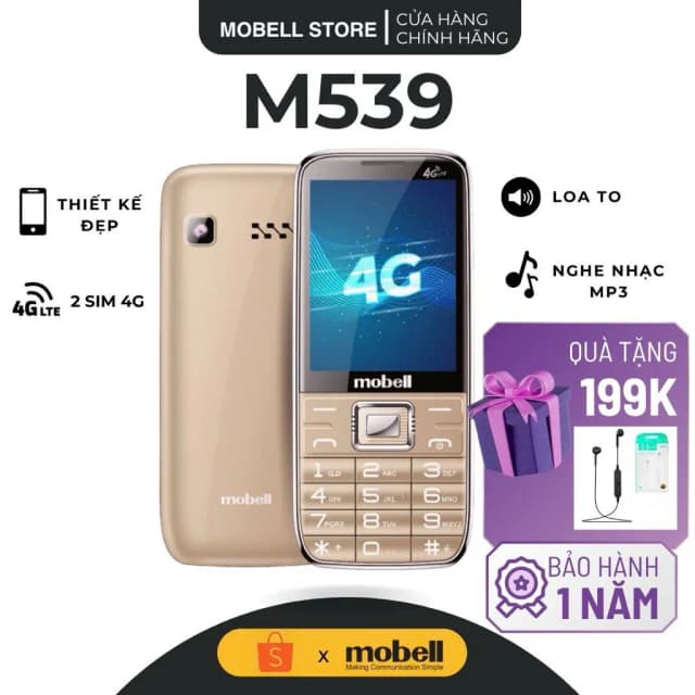 Điện thoại Mobell M539 - 20