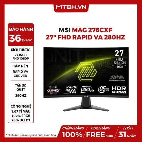 So sánh giá Màn hình MSI MAG 275CF X24 (27 inch Full HD, VA, 240Hz, 0.5ms) rẻ nhất? - Ảnh 16