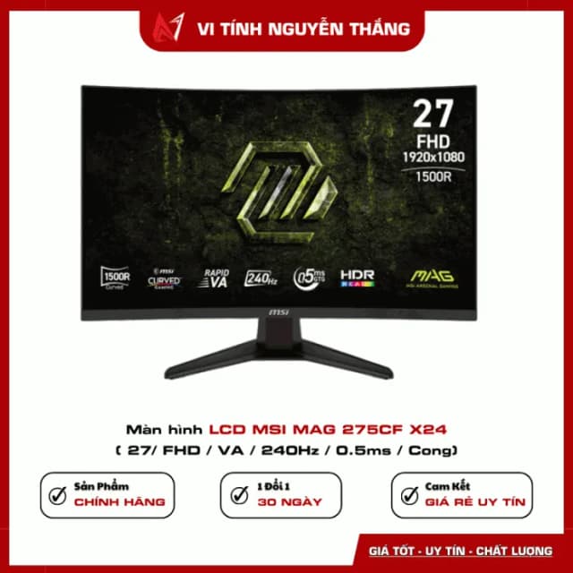 So sánh giá Màn hình MSI MAG 275CF X24 (27 inch Full HD, VA, 240Hz, 0.5ms) rẻ nhất? - Ảnh 9