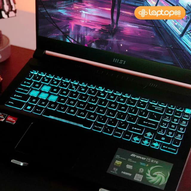 So sánh giá Laptop MSI Gaming Bravo 15 B7ED - 010VN (R5 7535HS, 16GB, 512GB, RX 6550M 4GB, Full HD 144Hz, Win11) rẻ nhất? - Ảnh 18