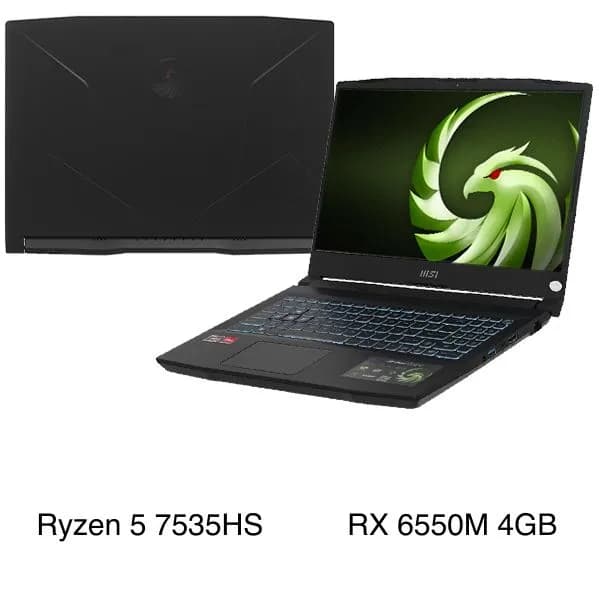 So sánh giá Laptop MSI Gaming Bravo 15 B7ED - 010VN (R5 7535HS, 16GB, 512GB, RX 6550M 4GB, Full HD 144Hz, Win11) rẻ nhất? - Ảnh 3