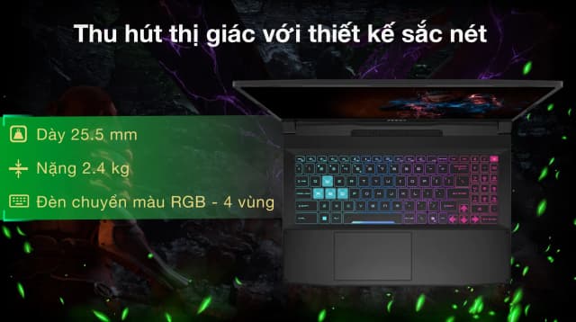So sánh giá Laptop MSI Gaming Katana 15 HX B14WEK - 295VN (i9 14900HX, 16GB, 512GB, RTX 5050 8GB, QHD, 165Hz, Win11) rẻ nhất? - Ảnh 16