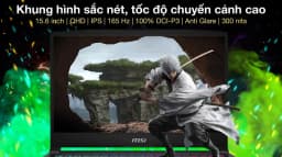 Laptop MSI Gaming Katana 15 HX B14WGK - 023VN (i7 14650HX, 16GB, 1TB, RTX 5070 8GB, QHD, 165Hz, Win11) - Giá rẻ nhất hôm nay - Ảnh 4