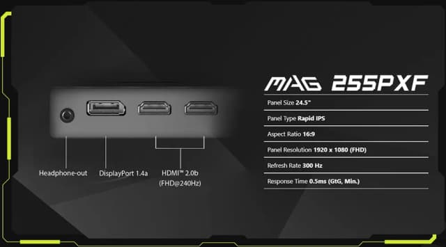 Top 1 so sánh giá Màn hình Gaming MSI MAG 255F X24 (24.5 inch, Full HD, Rapid IPS, 240Hz, 0.5ms) - Tìm sản phẩm giá rẻ nhất - Ảnh 84