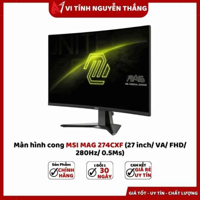 So sánh giá Màn hình Gaming MSI MAG 274CXF (27 inch, Full HD, VA, 280Hz, 0.5ms) rẻ nhất? - Ảnh 12