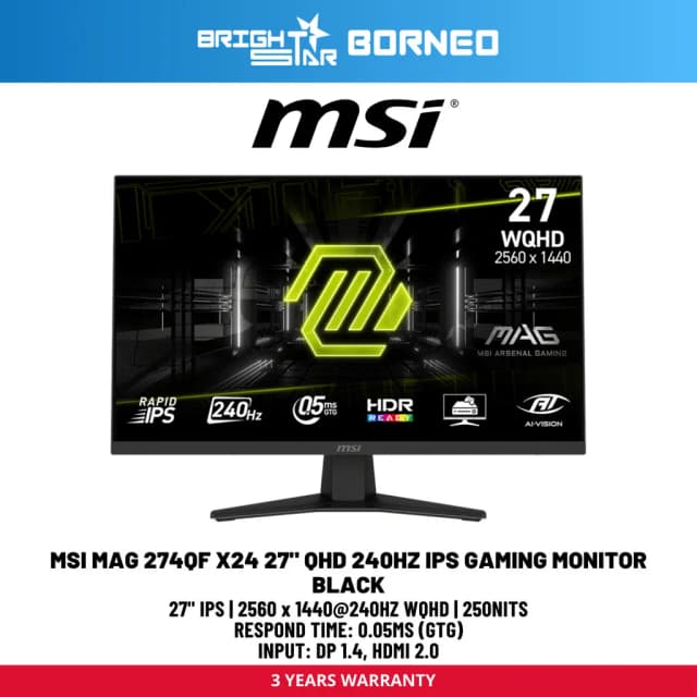 Top 1 so sánh giá Màn hình Gaming MSI MAG 274QF X24 (27 inch, WQHD, Rapid IPS, 240Hz, 0.5ms) - Tìm sản phẩm giá rẻ nhất - Ảnh 42