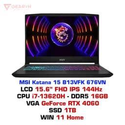 So sánh giá Laptop MSI Gaming Katana 15 B13VFK - 676VN (i7 13620H, 16GB, 1TB, RTX 4060 8GB, Full HD 144Hz, Win11) - Tìm sản phẩm giá rẻ nhất - Ảnh 6