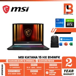 So sánh giá Laptop MSI Gaming Katana 15 HX B14WFK - 267VN (i7 14650HX, 32GB, 512GB, RTX5060 8GB, QHD 165Hz, Win11) - Tìm sản phẩm giá rẻ nhất - Ảnh 13