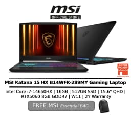 So sánh giá Laptop MSI Gaming Katana 15 HX B14WFK - 267VN (i7 14650HX, 32GB, 512GB, RTX5060 8GB, QHD 165Hz, Win11) - Tìm sản phẩm giá rẻ nhất - Ảnh 4