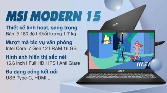 So sánh giá Laptop MSI Modern 15 B12MO - 487VN (i7 1255U, 16GB, 512GB, Full HD, Win11) rẻ nhất? - Ảnh 12