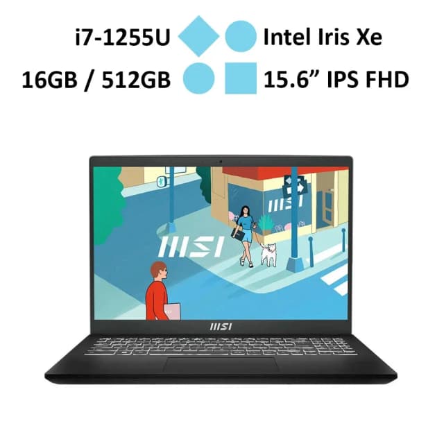 So sánh giá Laptop MSI Modern 15 B12MO - 487VN (i7 1255U, 16GB, 512GB, Full HD, Win11) rẻ nhất? - Ảnh 16