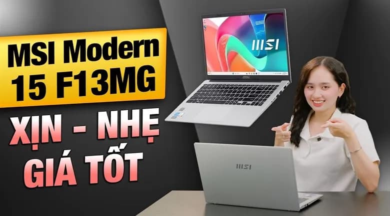 Laptop MSI Modern 15 F13MG - 082VN (i5 1335U, 16GB, 512GB, Full HD, Win11) - Giá rẻ nhất hôm nay - Ảnh 6