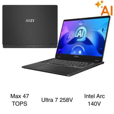 Laptop MSI Prestige 14 AI+ Evo C2VMG - 020VN (Ultra 7 258V, 32GB, 1TB, 2.8K OLED 120Hz, Win11) - 3