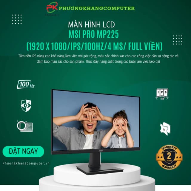 Top 1 so sánh giá Màn hình MSI PRO MP225 E12VL (21.45 inch, Full HD, VA, 120Hz, 1ms) - Tìm sản phẩm giá rẻ nhất - Ảnh 25