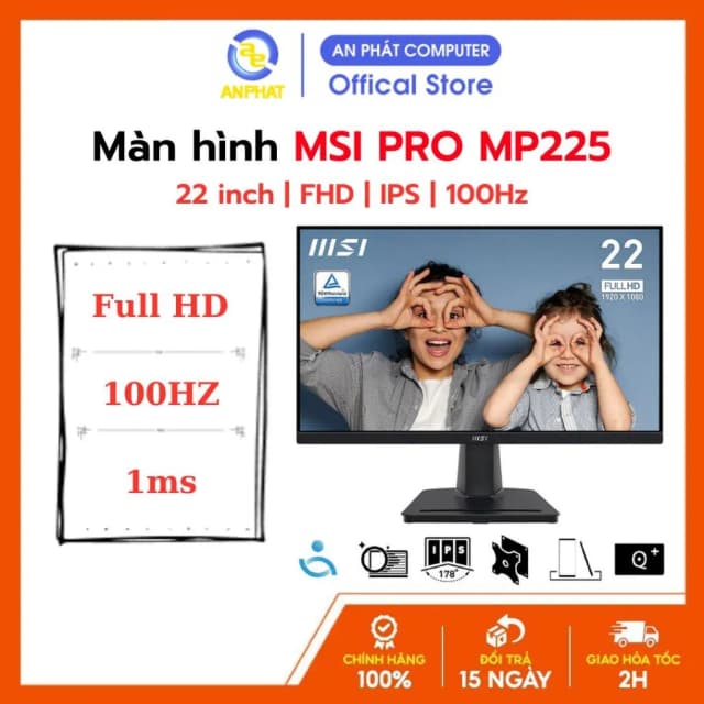 Top 1 so sánh giá Màn hình MSI PRO MP225 E12VL (21.45 inch, Full HD, VA, 120Hz, 1ms) - Tìm sản phẩm giá rẻ nhất - Ảnh 26