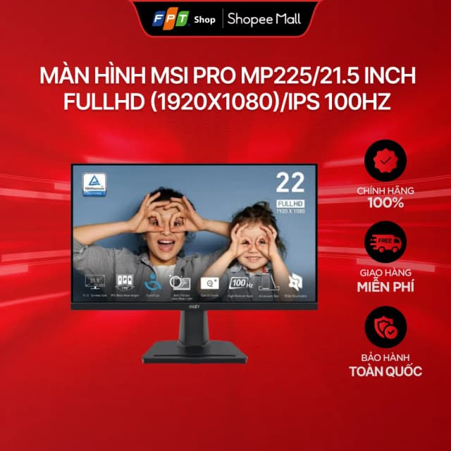 Top 1 so sánh giá Màn hình MSI PRO MP225 E12VL (21.45 inch, Full HD, VA, 120Hz, 1ms) - Tìm sản phẩm giá rẻ nhất - Ảnh 30
