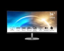 Màn hình MSI PRO MP341CQ-E12 (34 inch, UWQHD, VA, 120Hz, 1ms)
