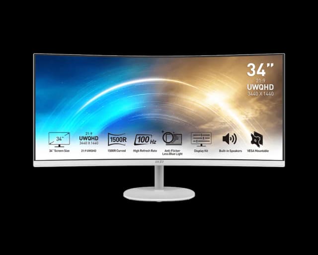 Top 1 so sánh giá Màn hình MSI PRO MP341CQW-E12 (34 inch, UWQHD, VA, 120Hz, 1ms) - Tìm sản phẩm giá rẻ nhất - Ảnh 4