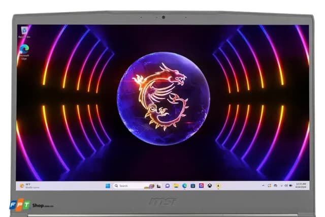 Laptop MSI Gaming Thin 15 B12UC - 2045VN (i5 12450H, 16GB, 512GB, RTX 3050 4GB, Full HD 144Hz, Win11) - 15