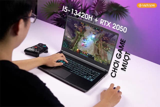 Laptop MSI Gaming Thin 15 B13UCX - 2080VN (i5 13420H, 16GB, 512GB, RTX 2050 4GB, Full HD 144Hz, Win11) - 20