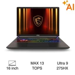 Laptop MSI Gaming Vector 16 HX AI A2XWIG - 062VN (Ultra 9 275HX, 16GB, 1TB, RTX 5080 16GB, QHD+ 240Hz, Win11) - Giá rẻ nhất hôm nay - Ảnh 1