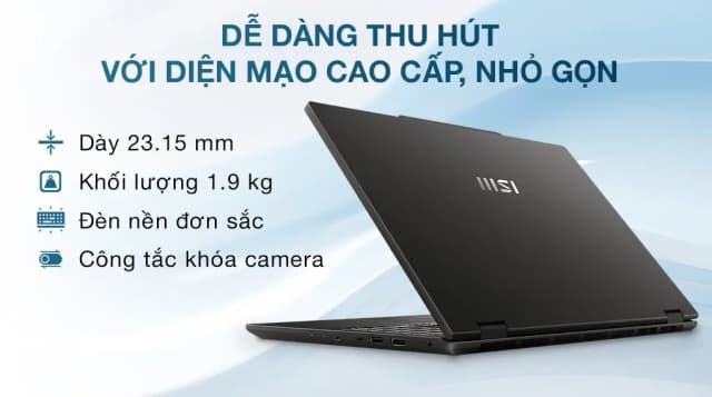 So sánh giá Laptop MSI Venture A15 AI A2HMG - 003VN (R7 260, 16GB, 512GB, Full HD 144Hz, Win11) rẻ nhất? - Ảnh 7
