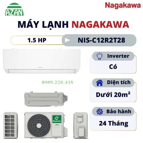 So sánh giá Máy lạnh Nagakawa Inverter 1.5 HP NIS-C12R2T28 rẻ nhất? - Ảnh 18