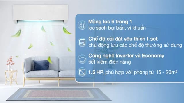 So sánh giá Máy lạnh Nagakawa Inverter 1.5 HP NIS-C12R2T28 rẻ nhất? - Ảnh 8