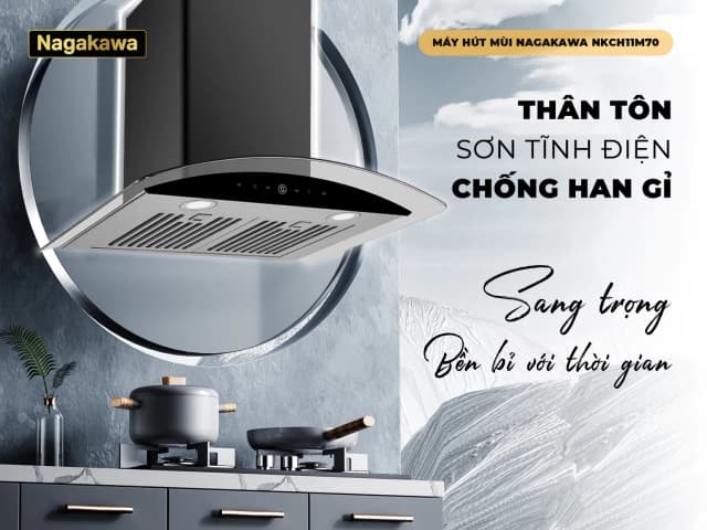 So sánh giá Máy hút mùi kính cong Nagakawa NKCH11M70 rẻ nhất? - Ảnh 17