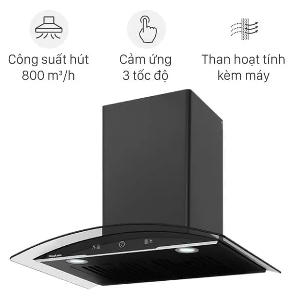 So sánh giá Máy hút mùi kính cong Nagakawa NKCH11M70 rẻ nhất? - Ảnh 4