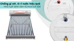 Máy nước nóng năng lượng mặt trời Sơn Hà 140 lít Sentinel Silver 58-140G - Giá rẻ nhất hôm nay - Ảnh 19