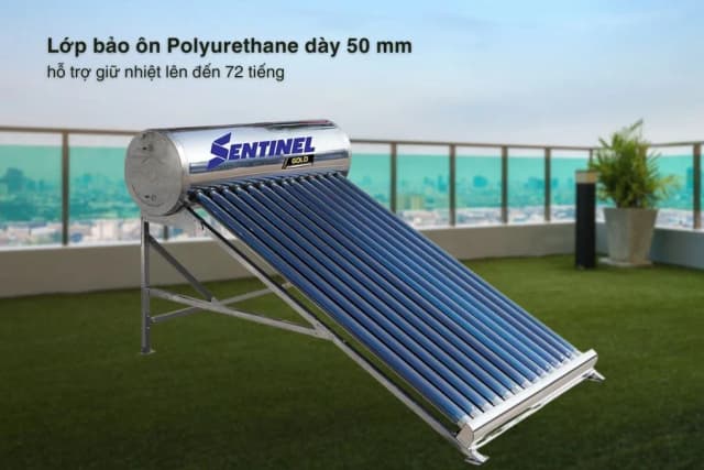 So sánh giá Máy nước nóng năng lượng mặt trời Sơn Hà 140 lít Sentinel Silver 58-140T rẻ nhất? - Ảnh 10