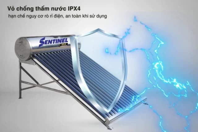 So sánh giá Máy nước nóng năng lượng mặt trời Sơn Hà 160 lít Sentinel Gold 58-160G rẻ nhất? - Ảnh 6