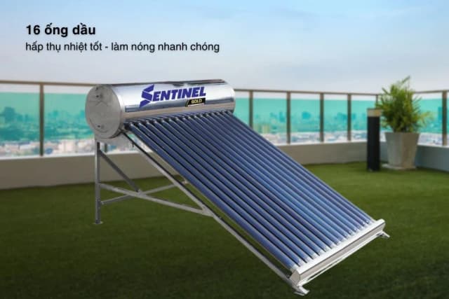 So sánh giá Máy nước nóng năng lượng mặt trời Sơn Hà 160 lít Sentinel Gold 58-160T rẻ nhất? - Ảnh 2