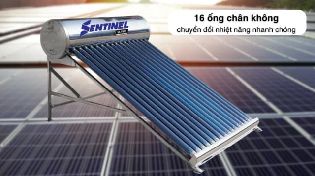 So sánh giá Máy nước nóng năng lượng mặt trời Sơn Hà 160 lít Sentinel Silver 58-160G rẻ nhất? - Ảnh 6