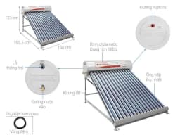 So sánh giá Máy nước nóng năng lượng mặt trời Sơn Hà 160 lít Sentinel Silver 58-160T - Tìm sản phẩm giá rẻ nhất - Ảnh 18
