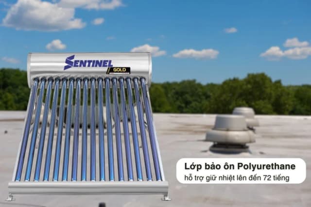 So sánh giá Máy nước nóng năng lượng mặt trời Sơn Hà 180 lít Sentinel Silver 58-180G rẻ nhất? - Ảnh 18