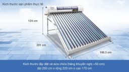 So sánh giá Máy nước nóng năng lượng mặt trời Sơn Hà 180 lít Sentinel Silver 58-180T - Tìm sản phẩm giá rẻ nhất - Ảnh 19
