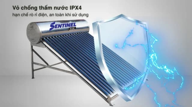So sánh giá Máy nước nóng năng lượng mặt trời Sơn Hà 180 lít Sentinel Silver 58-180T rẻ nhất? - Ảnh 5