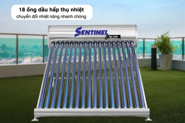 So sánh giá Máy nước nóng năng lượng mặt trời Sơn Hà 180 lít Sentinel Silver 58-180T rẻ nhất? - Ảnh 6