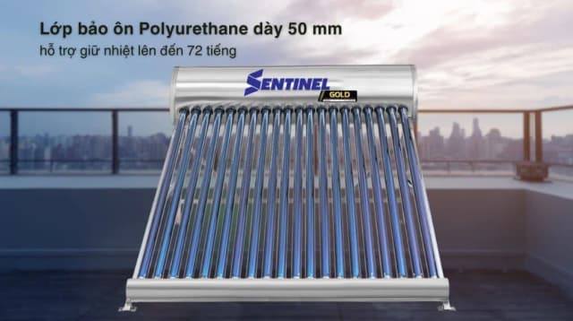 So sánh giá Máy nước nóng năng lượng mặt trời Sơn Hà 200 lít Sentinel Gold 58-200T rẻ nhất? - Ảnh 5