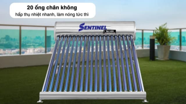 So sánh giá Máy nước nóng năng lượng mặt trời Sơn Hà 200 lít Sentinel Silver 58-200G rẻ nhất? - Ảnh 7
