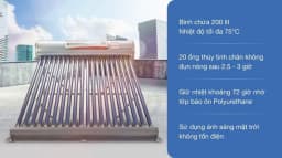 So sánh giá Máy nước nóng năng lượng mặt trời Sơn Hà 200 lít Sentinel Silver 58-200T - Tìm sản phẩm giá rẻ nhất - Ảnh 19
